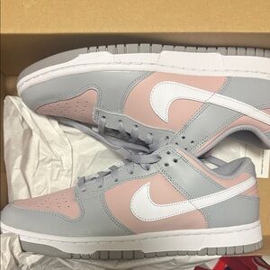 Nike Women’s Low-Top Sneakers in Pink, Gray & White NEVER WORN